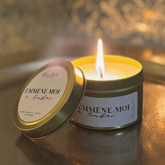 Bougie "Emmène-moi à Dubaï"